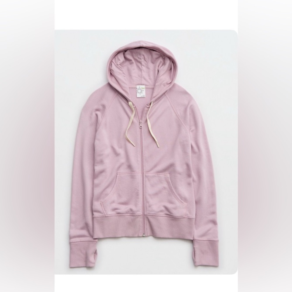 Aerie offline terry full zip sweatshirt